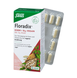 Salus Floradix® Fer + B12 capsules vegan
